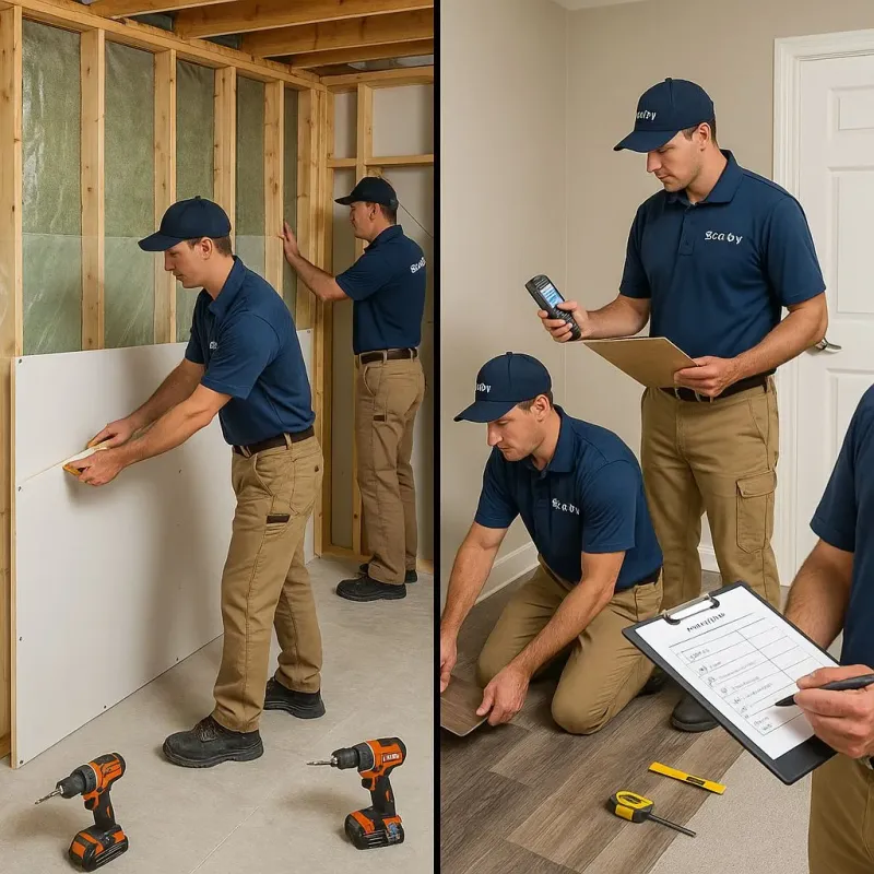 Repairs and Reconstruction process in Grundy County, IL
